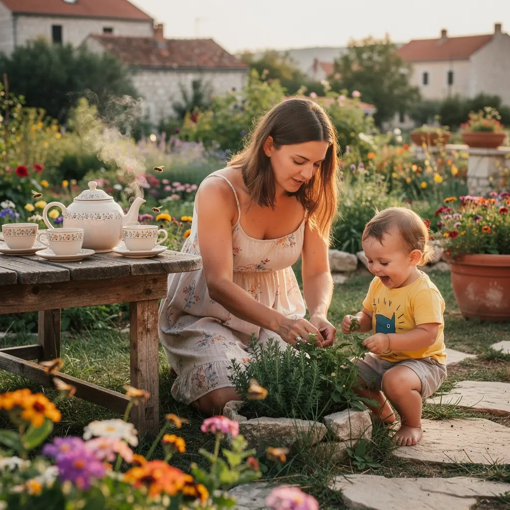 Različite vrste suhog bilja i čaja u staklenim posudama na polici.
